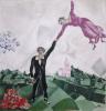 Marc Chagall | Der Spaziergang | 1917-1918 | Öl auf Leinwand | St. Petersburg, Staatliches Russisches Museum | Chagall® | © Bildrecht, Wien | 2016